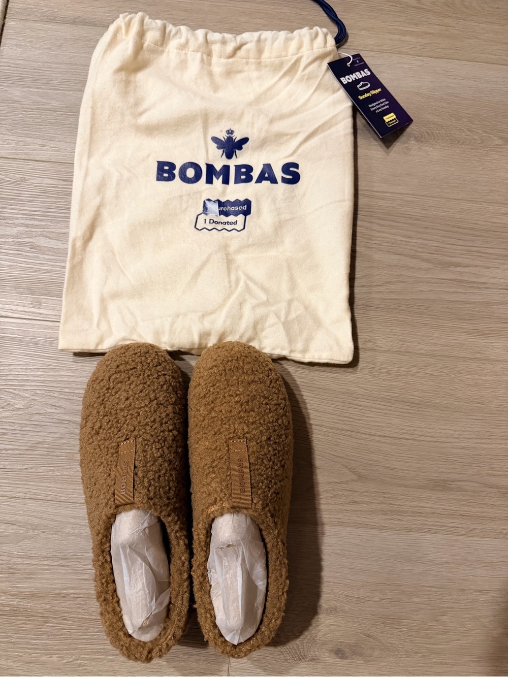 Bombas Women Sunday Slipper in Dark Camel Camel